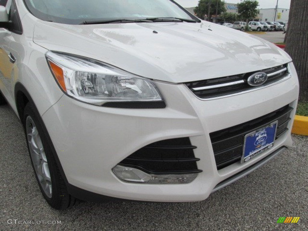 2015 Escape Titanium - White Platinum Metallic Tri-Coat / Medium Light Stone photo #2