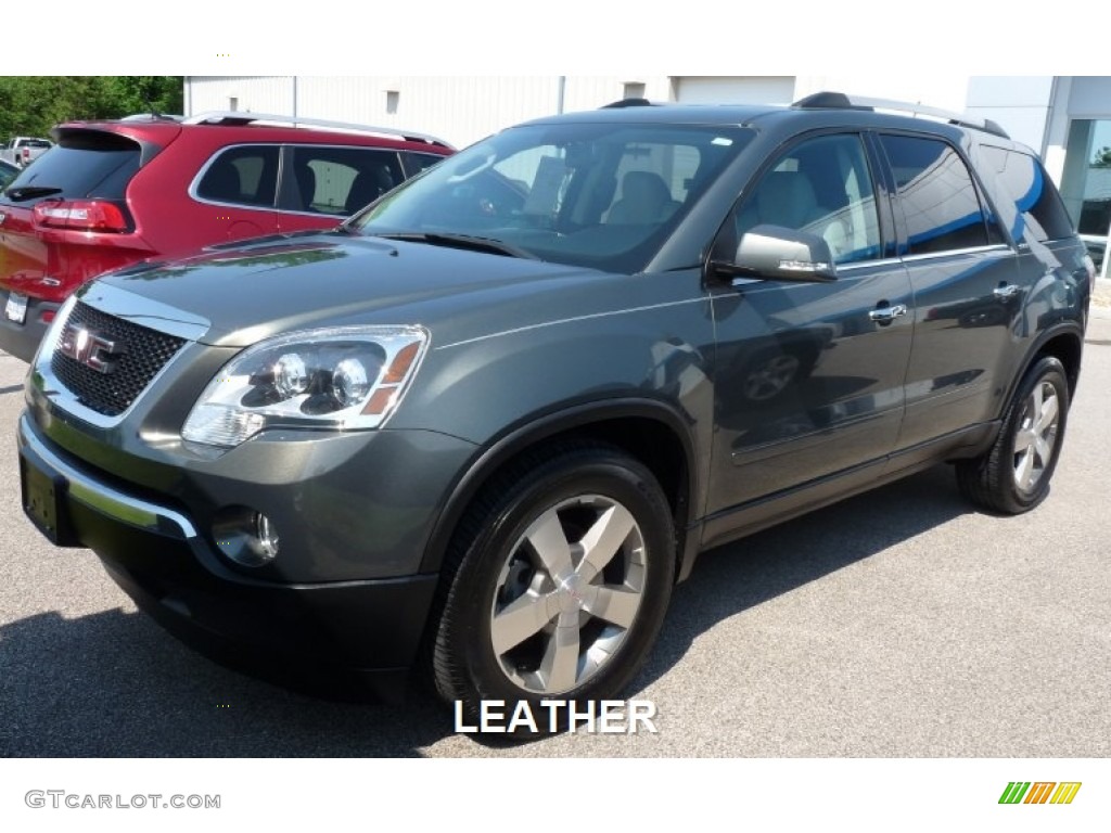 2011 Acadia SLT AWD - Cyber Gray Metallic / Ebony photo #1