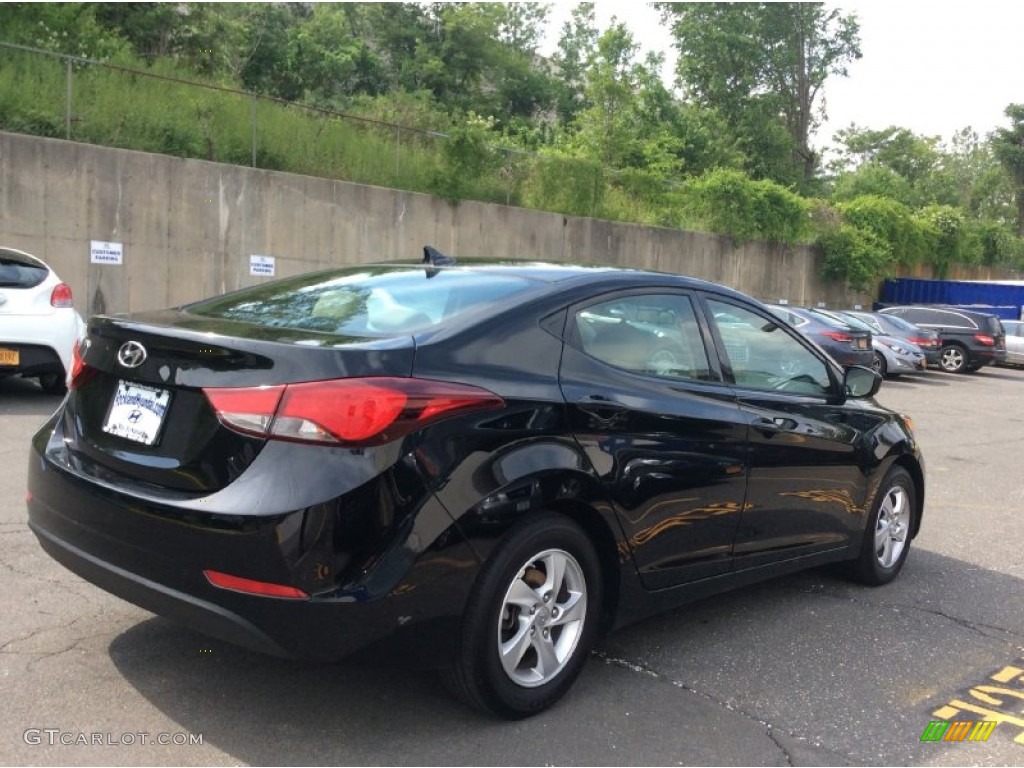 2014 Elantra SE Sedan - Blue / Gray photo #4
