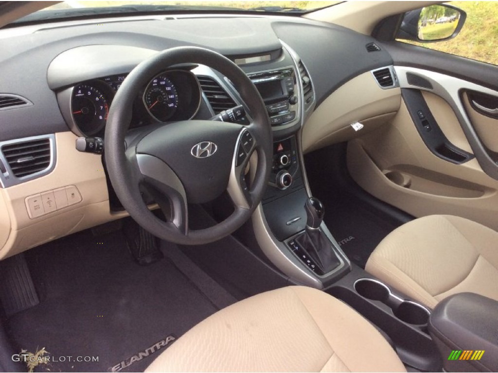 2014 Elantra SE Sedan - Blue / Gray photo #9