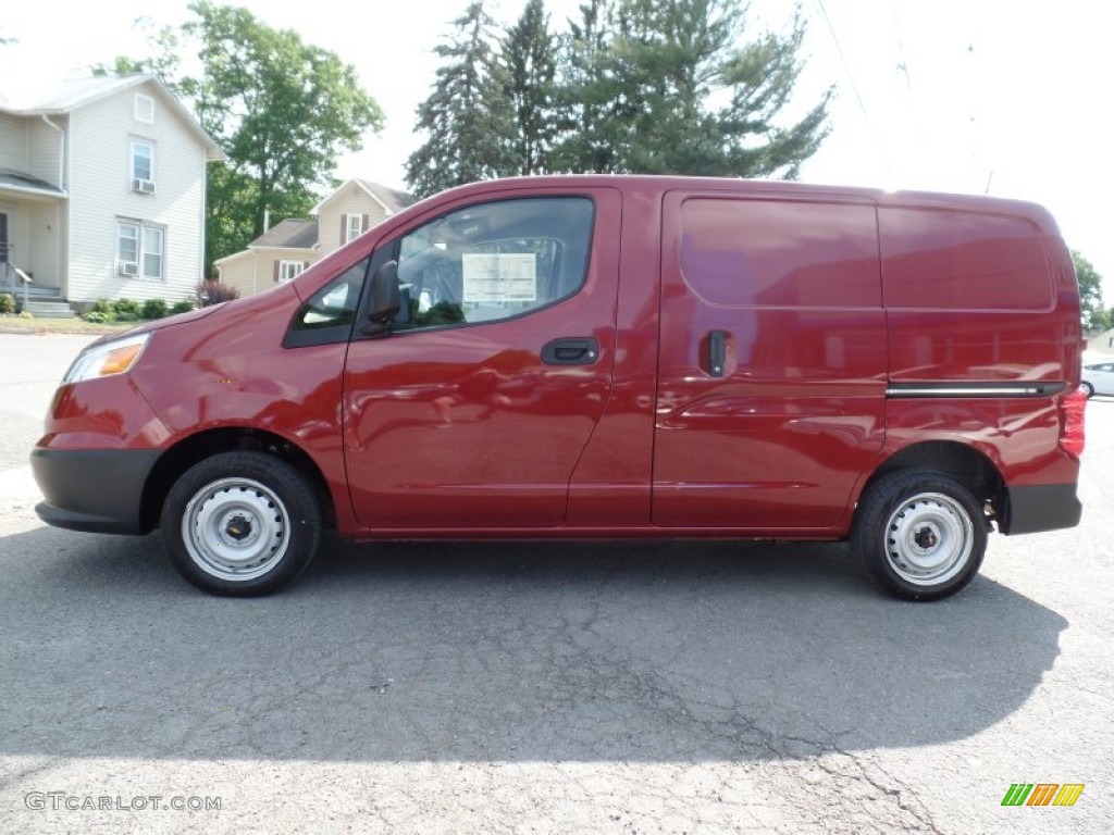Furnace Red 2015 Chevrolet City Express LT Exterior Photo #104300898
