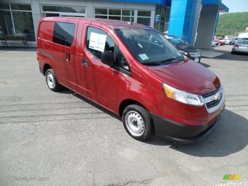 Furnace Red 2015 Chevrolet City Express LT Exterior Photo #104300975