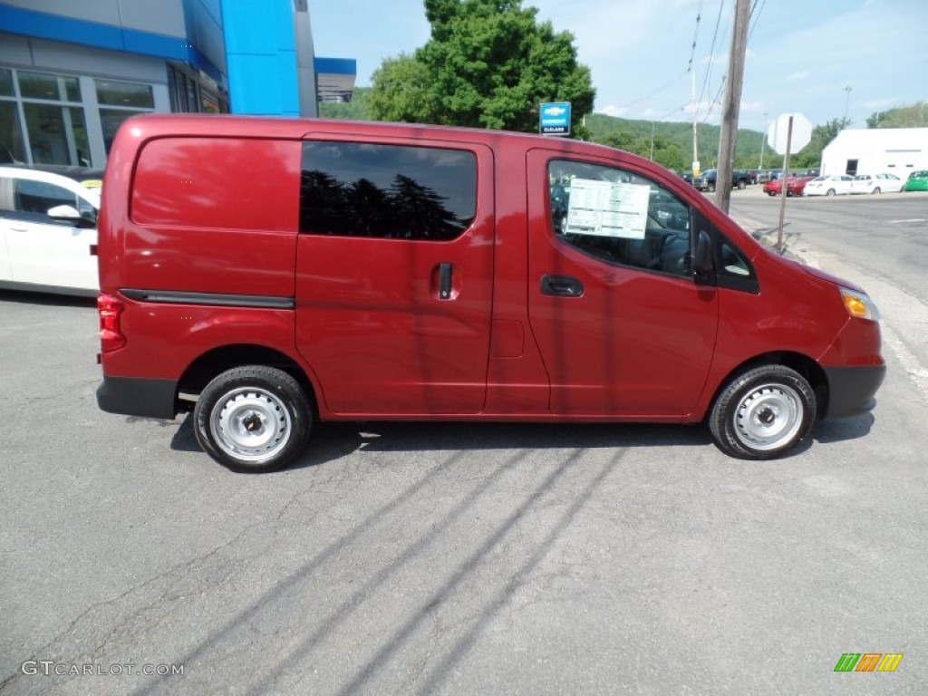 Furnace Red 2015 Chevrolet City Express LT Exterior Photo #104301001