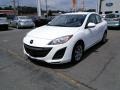 Crystal White Pearl Mica - MAZDA3 i Sport 4 Door Photo No. 3