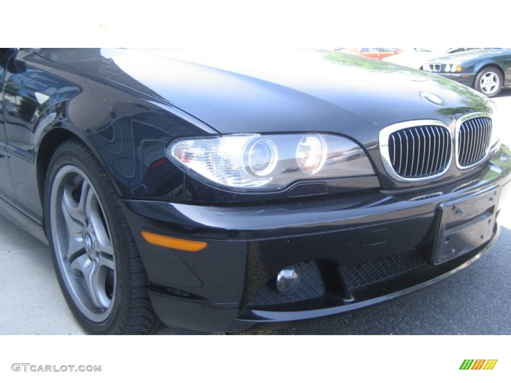 2004 3 Series 330i Coupe - Jet Black / Sand photo #2