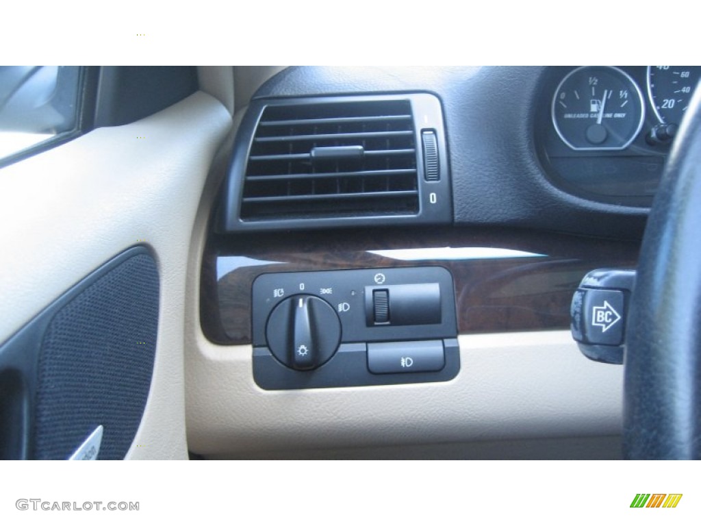 2004 3 Series 330i Coupe - Jet Black / Sand photo #16