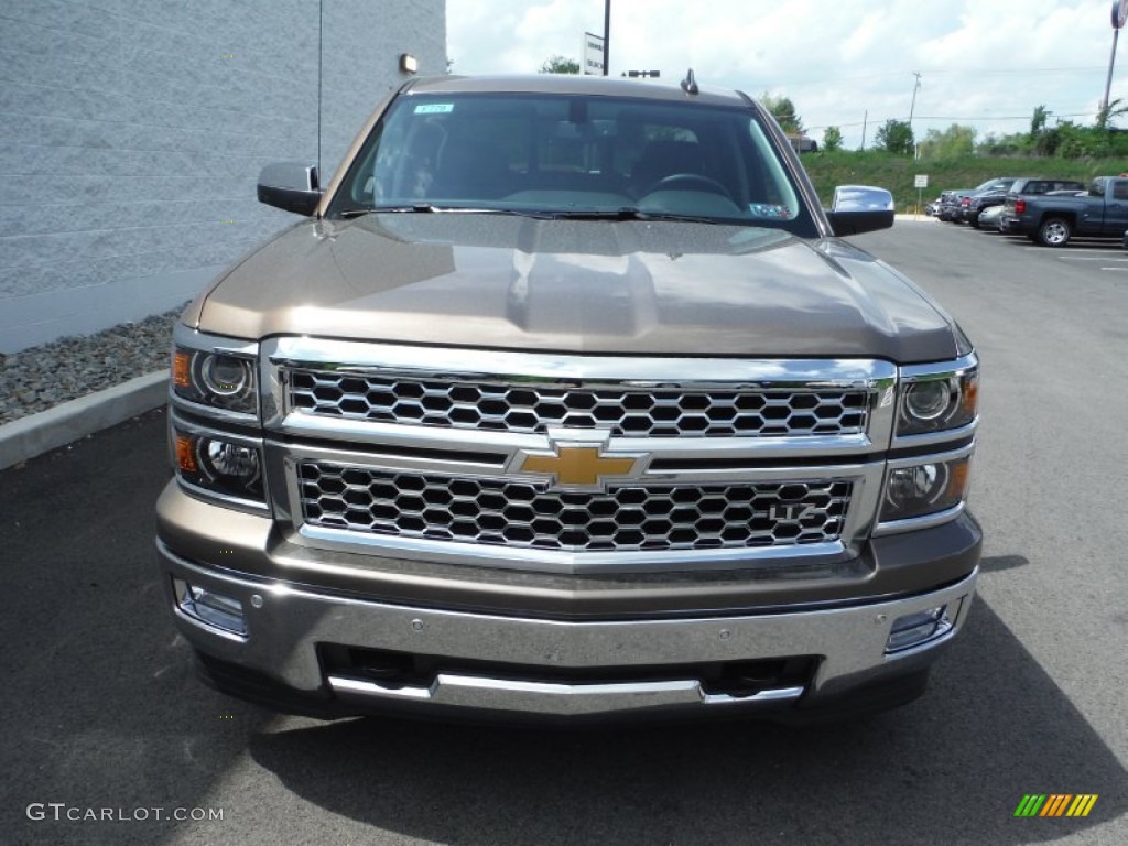 2015 Silverado 1500 LTZ Double Cab 4x4 - Brownstone Metallic / Jet Black photo #5