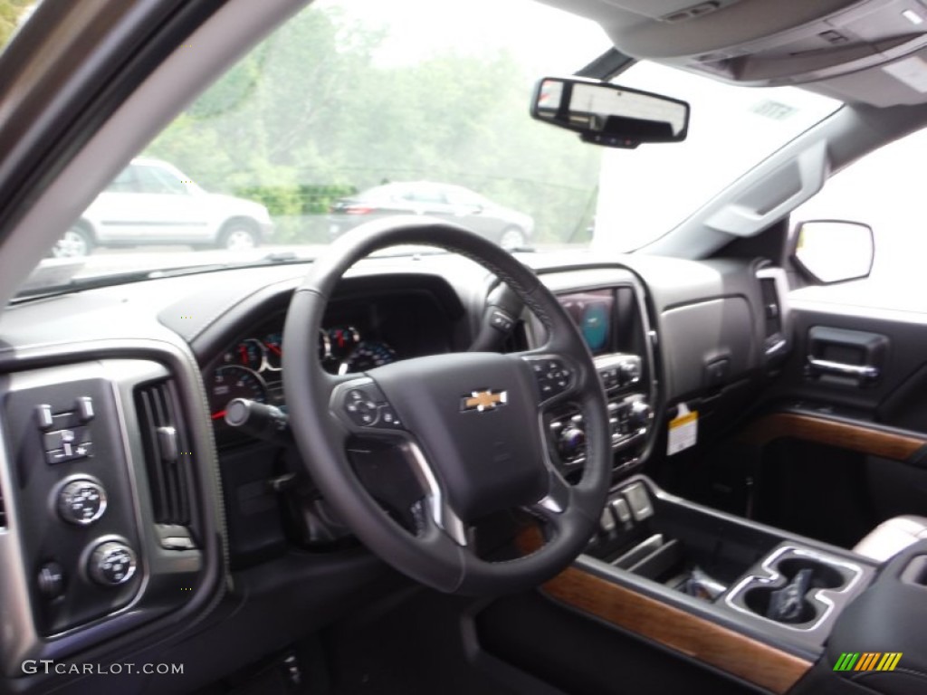 2015 Silverado 1500 LTZ Double Cab 4x4 - Brownstone Metallic / Jet Black photo #9