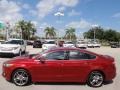 2013 Ruby Red Metallic Ford Fusion Titanium  photo #12