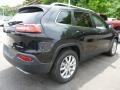 2015 Brilliant Black Crystal Pearl Jeep Cherokee Limited 4x4  photo #5