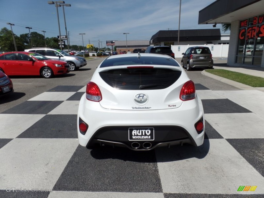 2015 Veloster Turbo - Elite White / Black photo #4