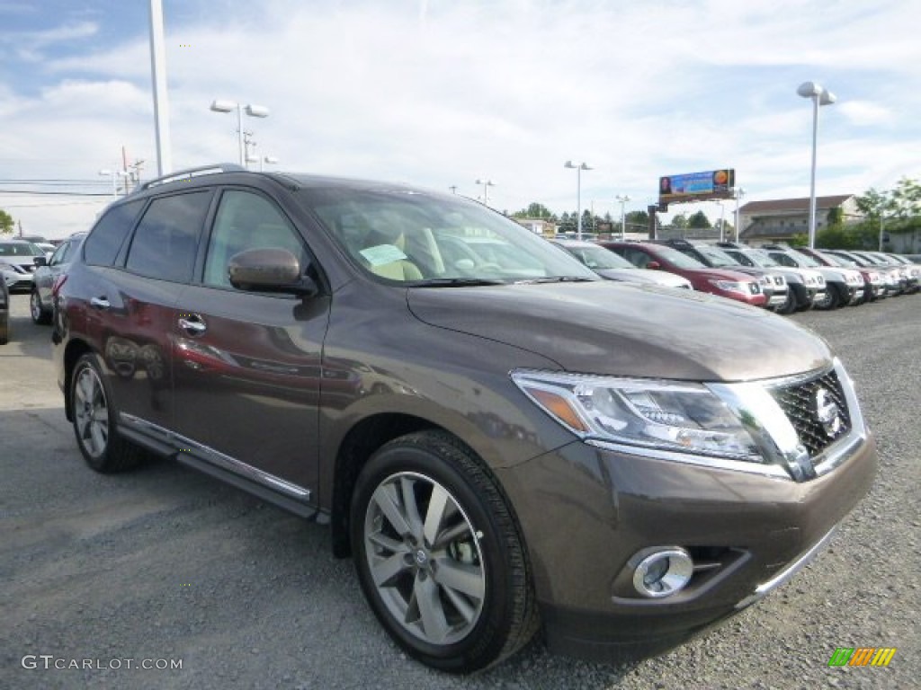 Java Metallic 2015 Nissan Pathfinder Platinum 4x4 Exterior Photo #104313818