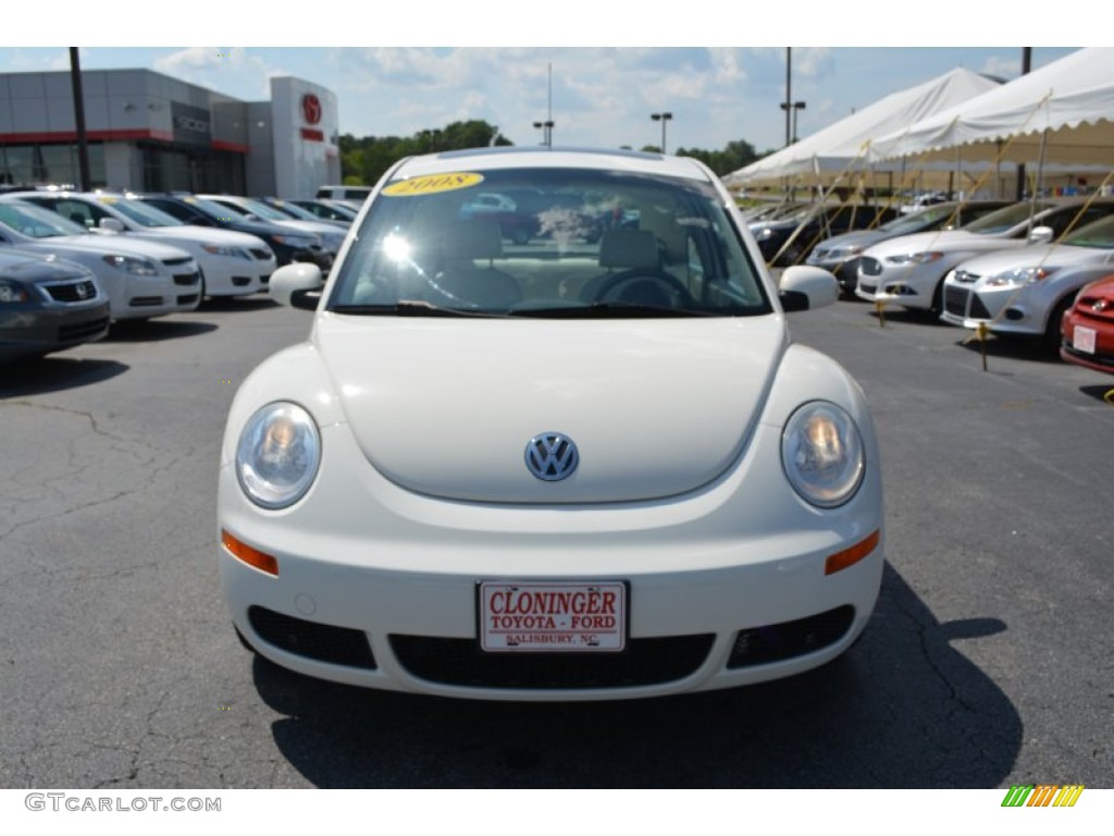 2008 New Beetle Triple White Coupe - Campanella White / White photo #23