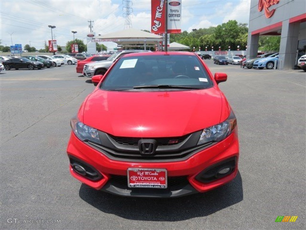 2014 Civic Si Coupe - Rallye Red / Black/Red photo #2