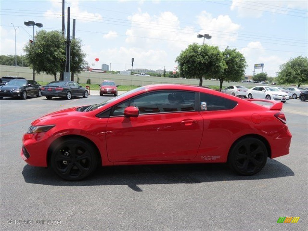 Rallye Red 2014 Honda Civic Si Coupe Exterior Photo #104316001