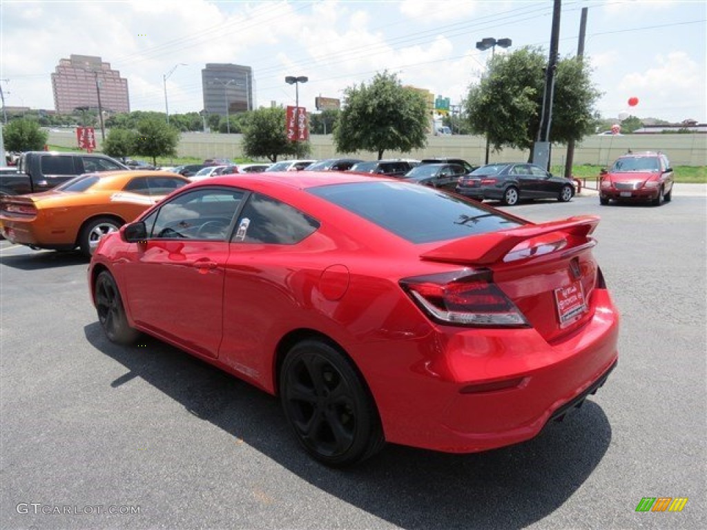 2014 Civic Si Coupe - Rallye Red / Black/Red photo #5