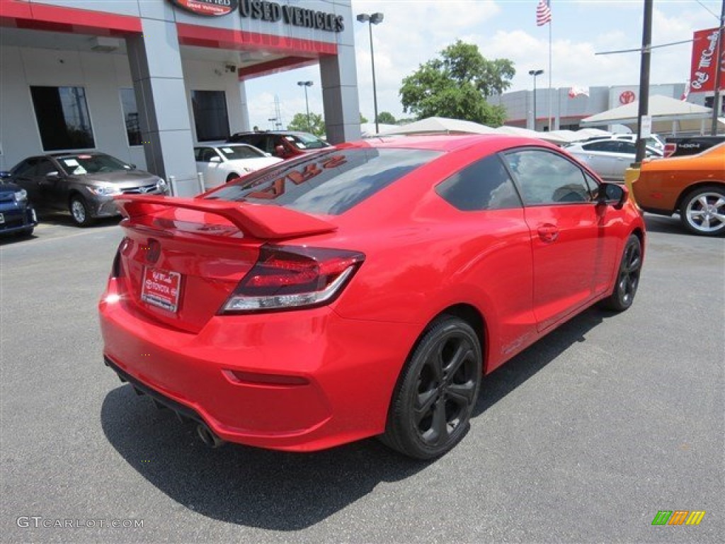 2014 Civic Si Coupe - Rallye Red / Black/Red photo #7