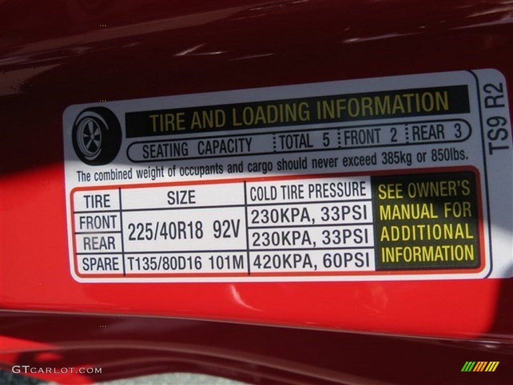 2014 Honda Civic Si Coupe Info Tag Photo #104316164