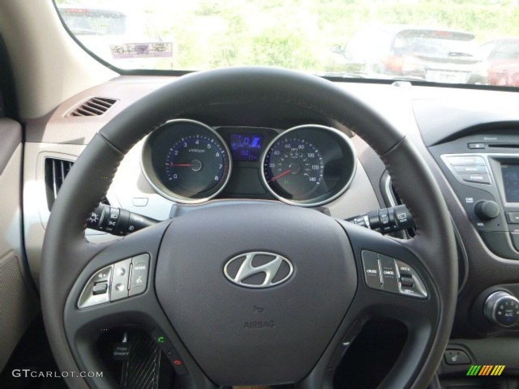 2015 Tucson SE AWD - Shadow Gray / Beige photo #19
