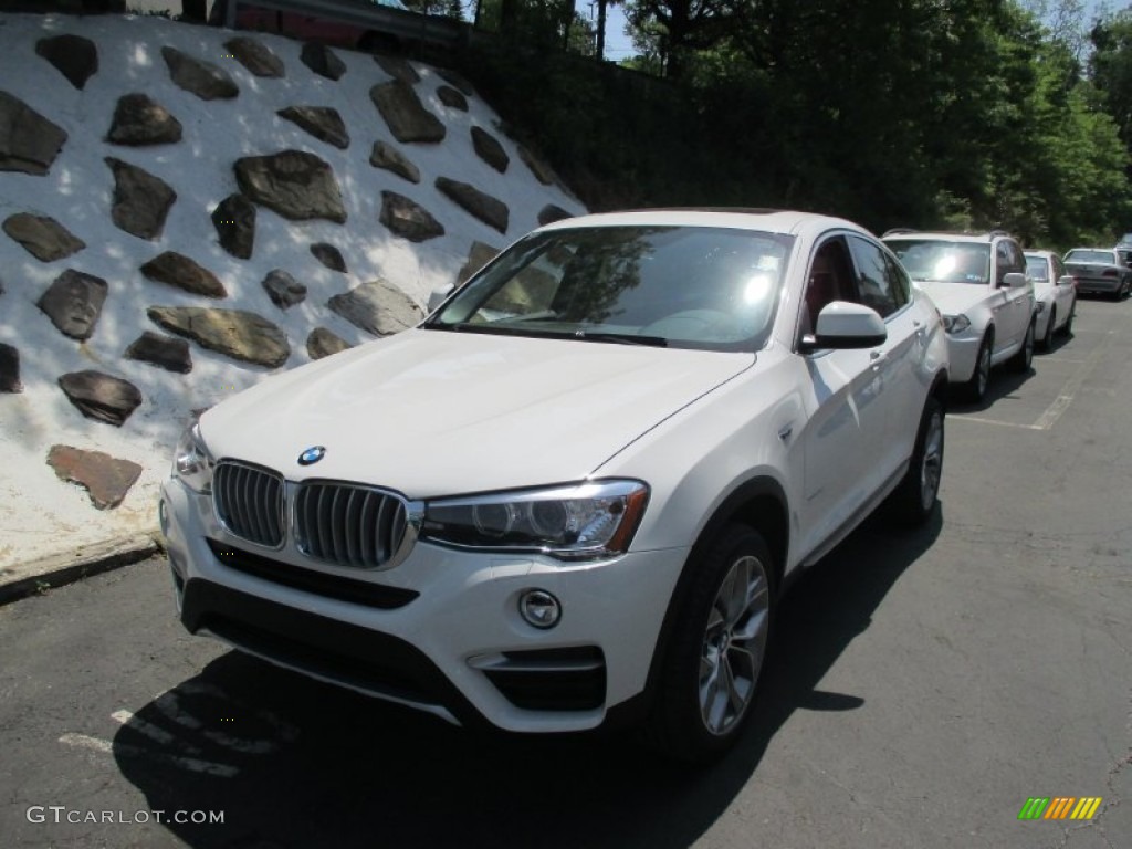 Alpine White 2016 BMW X4 xDrive28i Exterior Photo #104326250