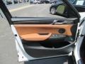 2016 BMW X4 Saddle Brown Interior Door Panel Photo