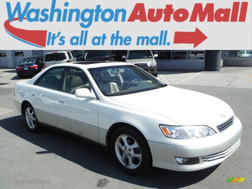 2000 ES 300 Sedan - Diamond White Pearl / Ivory photo #1