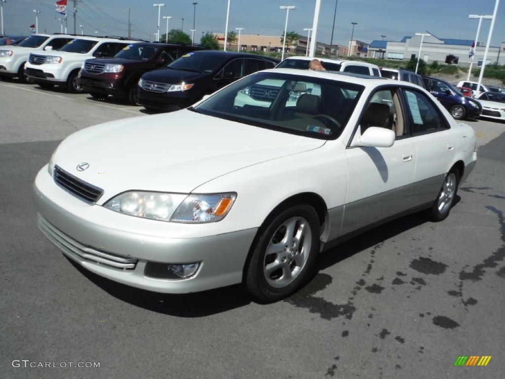2000 ES 300 Sedan - Diamond White Pearl / Ivory photo #5