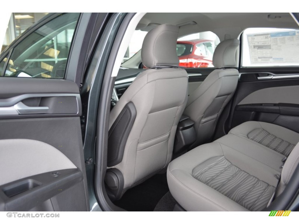 2016 Ford Fusion S Rear Seat Photos