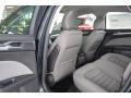 2016 Ford Fusion Medium Earth Gray Interior Rear Seat Photo