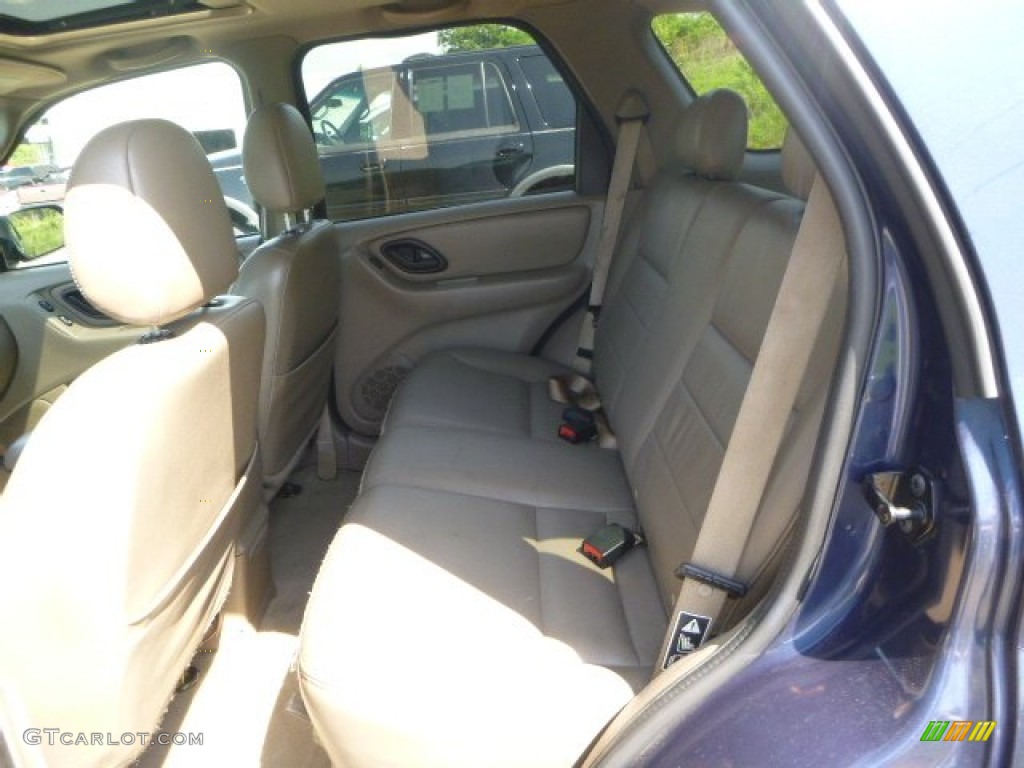 2002 Escape XLT V6 4WD - True Blue Metallic / Medium Parchment photo #12