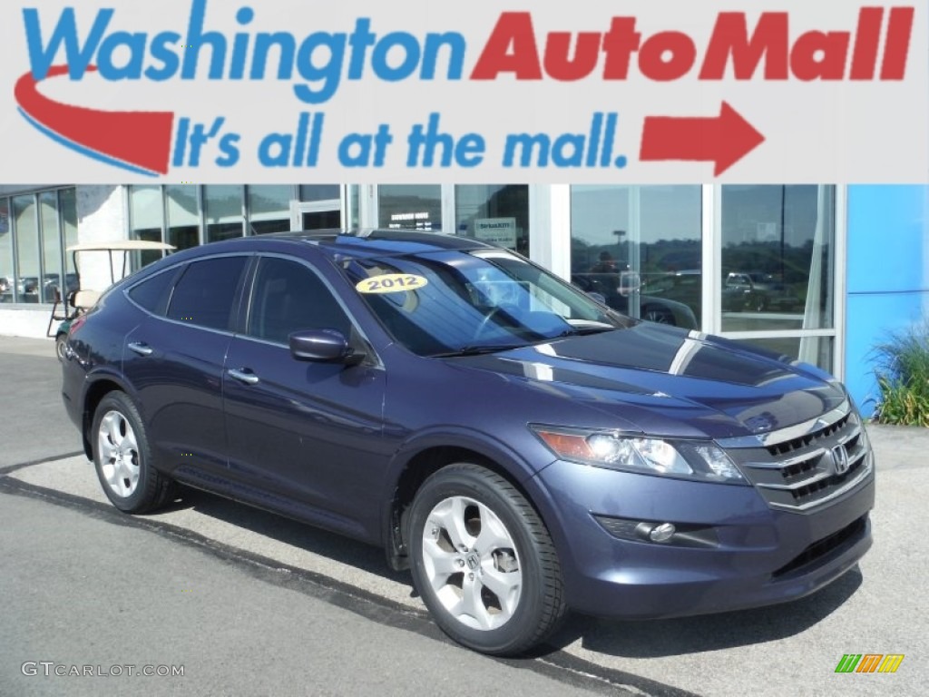 2012 Accord Crosstour EX-L 4WD - Twilight Blue Metallic / Black photo #1