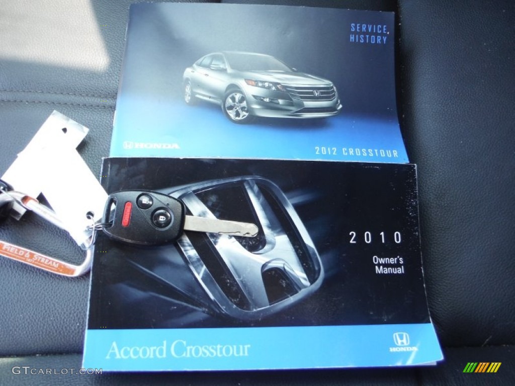 2012 Accord Crosstour EX-L 4WD - Twilight Blue Metallic / Black photo #17