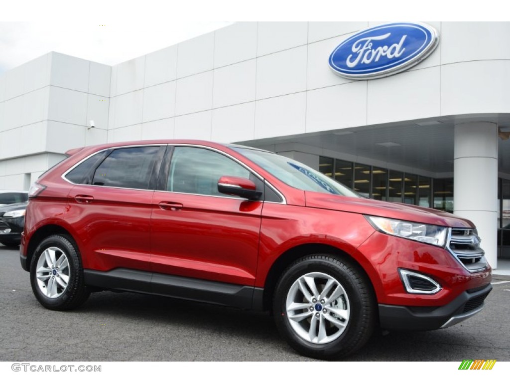 Ruby Red Metallic 2015 Ford Edge SEL Exterior Photo #104328470