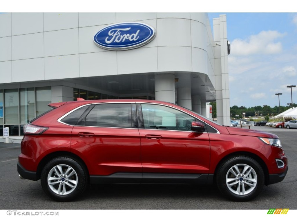 Ruby Red Metallic 2015 Ford Edge SEL Exterior Photo #104328488