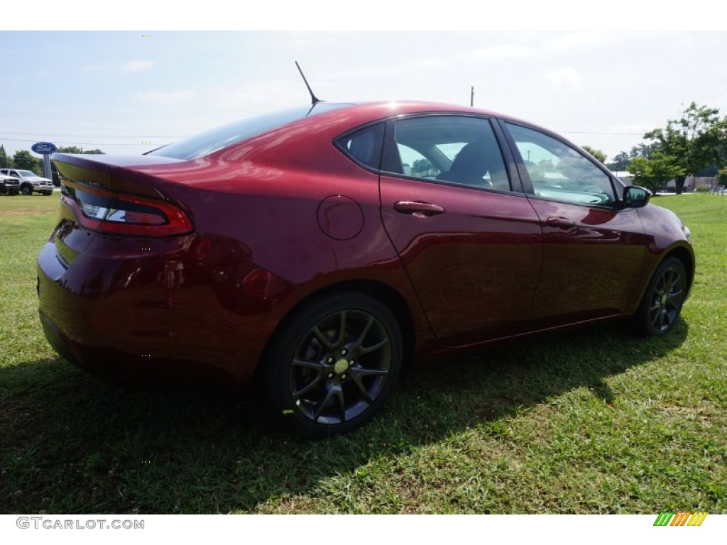 2015 Dart SE - Passion Red Pearl / Black photo #3