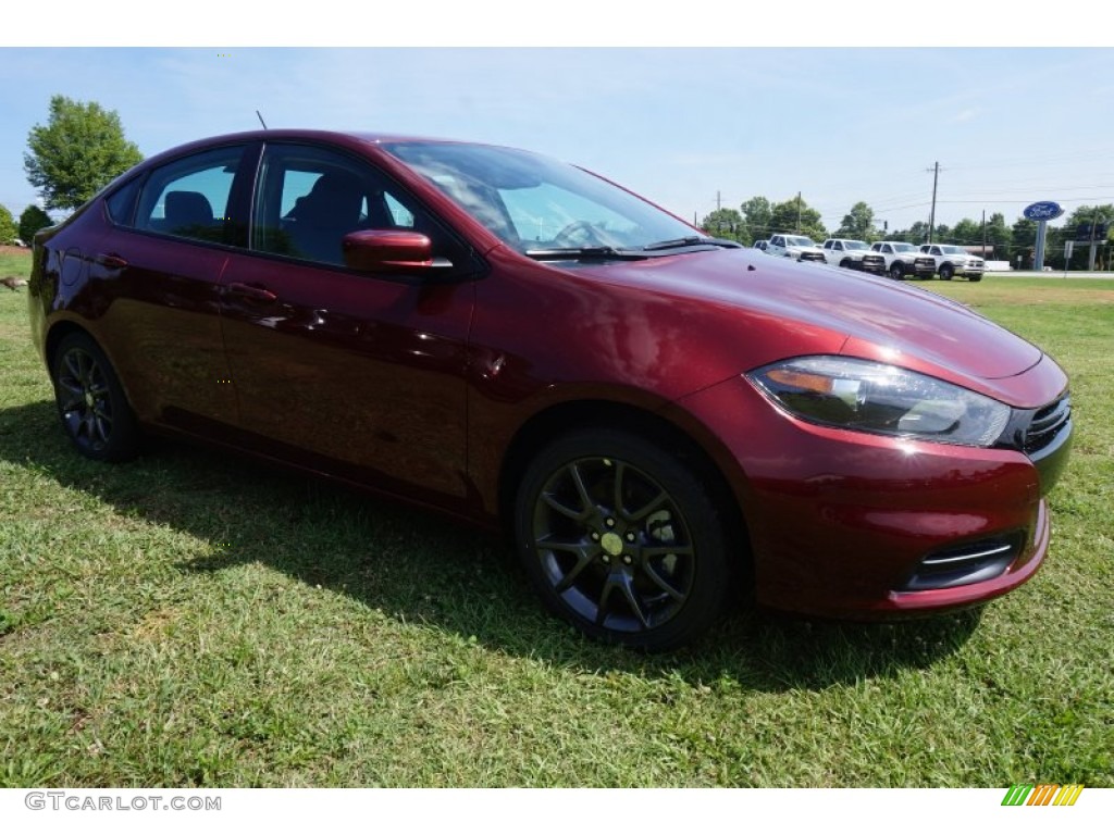 2015 Dart SE - Passion Red Pearl / Black photo #4