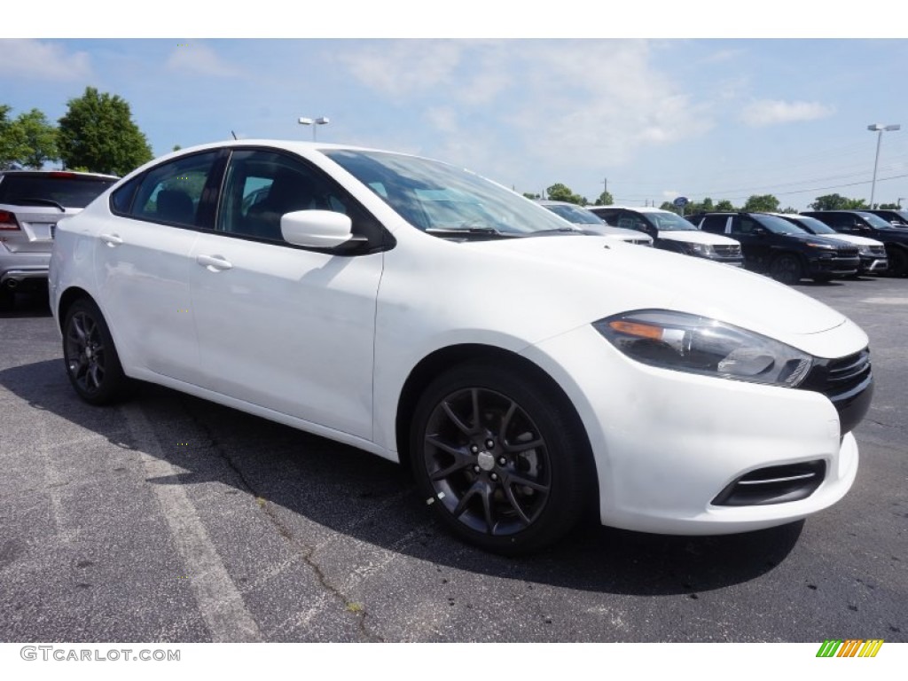 Bright White 2015 Dodge Dart SE Exterior Photo #104330663