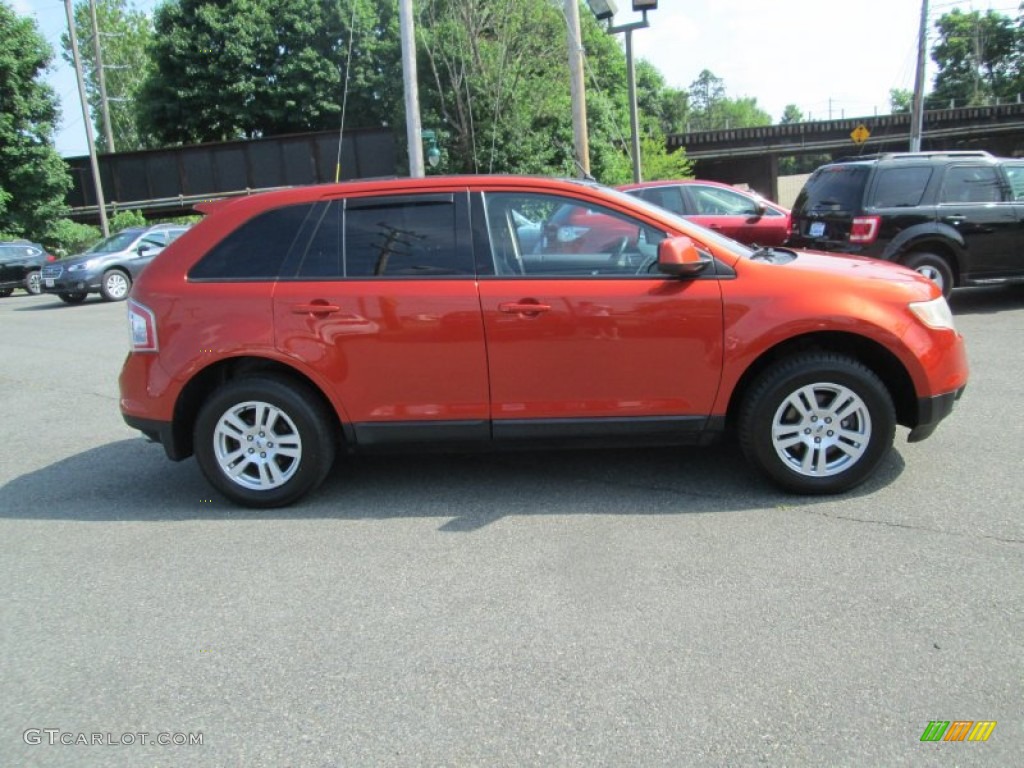 2007 Edge SEL AWD - Blazing Copper Metallic / Charcoal Black photo #5