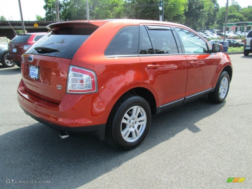 2007 Edge SEL AWD - Blazing Copper Metallic / Charcoal Black photo #6