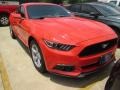 2015 Competition Orange Ford Mustang EcoBoost Coupe  photo #1