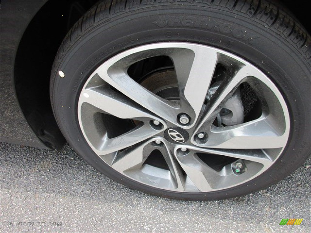2015 Elantra Limited Sedan - Black Diamond / Black photo #4