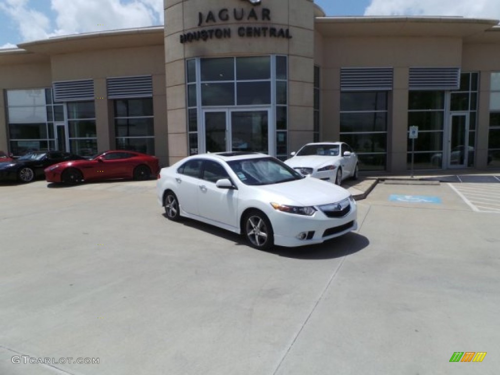 2012 TSX Special Edition Sedan - Bellanova White Pearl / Ebony photo #1