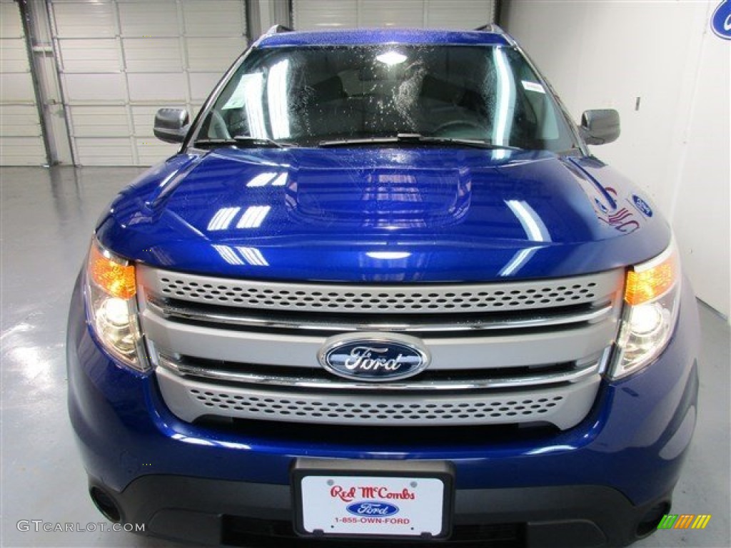 2015 Explorer FWD - Deep Impact Blue / Medium Light Stone photo #2