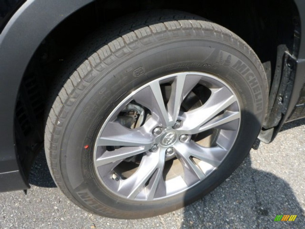 2015 Highlander XLE AWD - Attitude Black Metallic / Black photo #7