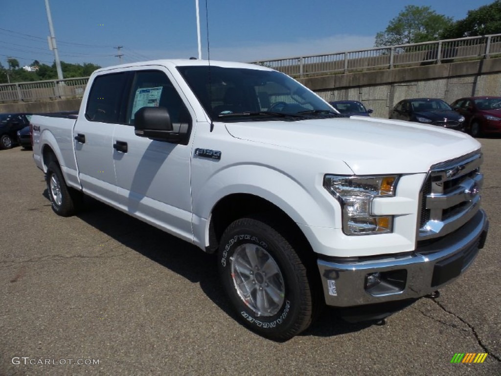 Oxford White 2015 Ford F150 XLT SuperCrew 4x4 Exterior Photo #104342366