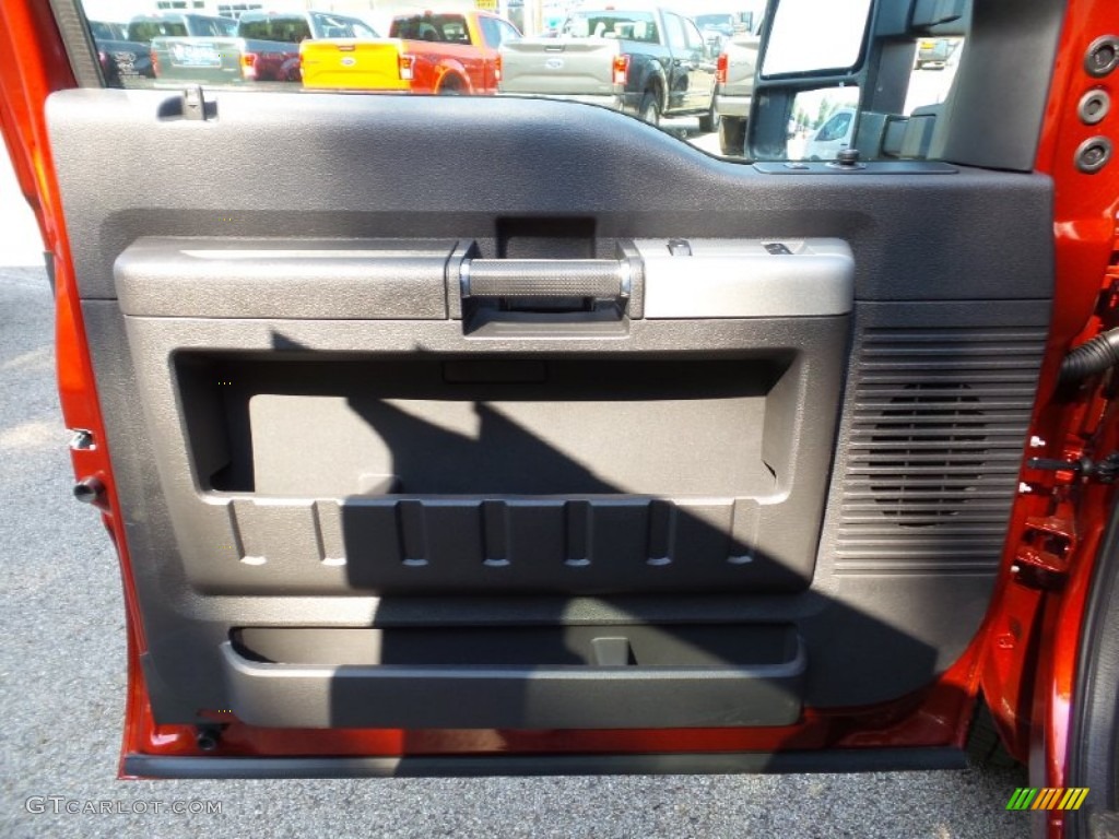2015 F250 Super Duty Lariat Super Cab 4x4 - Ruby Red / Black photo #15
