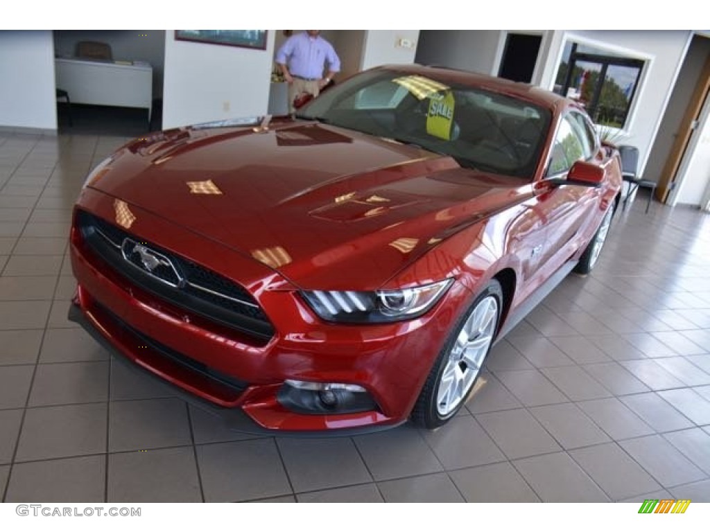 2015 Mustang GT Coupe - Ruby Red Metallic / Ebony photo #1