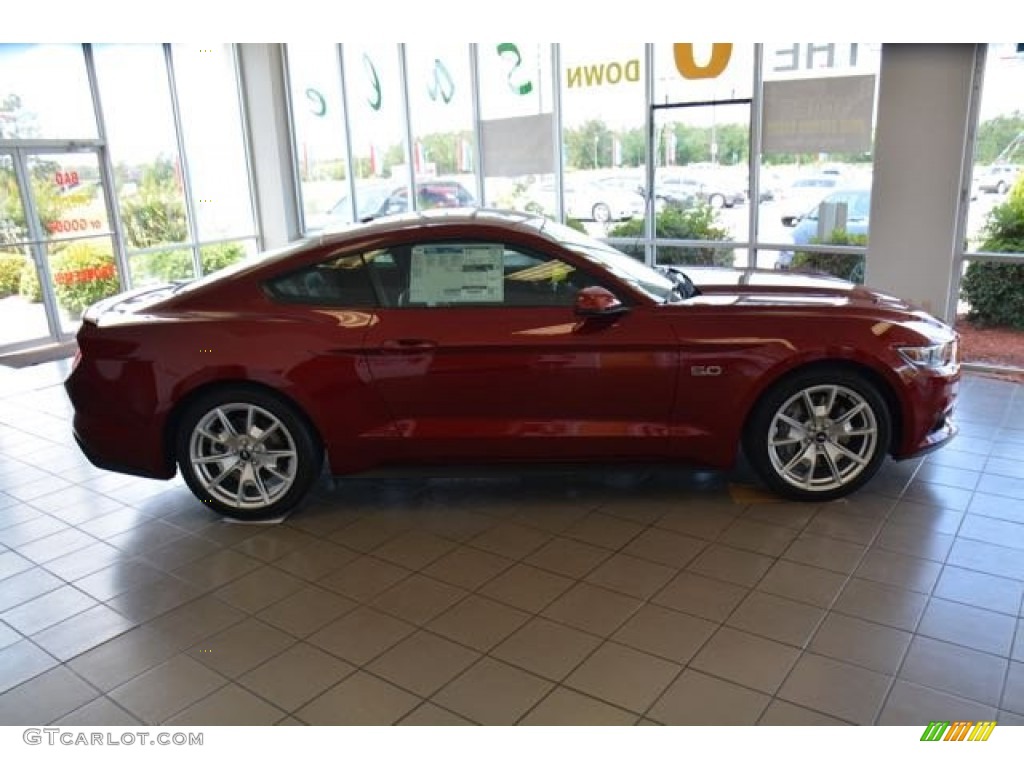 2015 Mustang GT Coupe - Ruby Red Metallic / Ebony photo #4