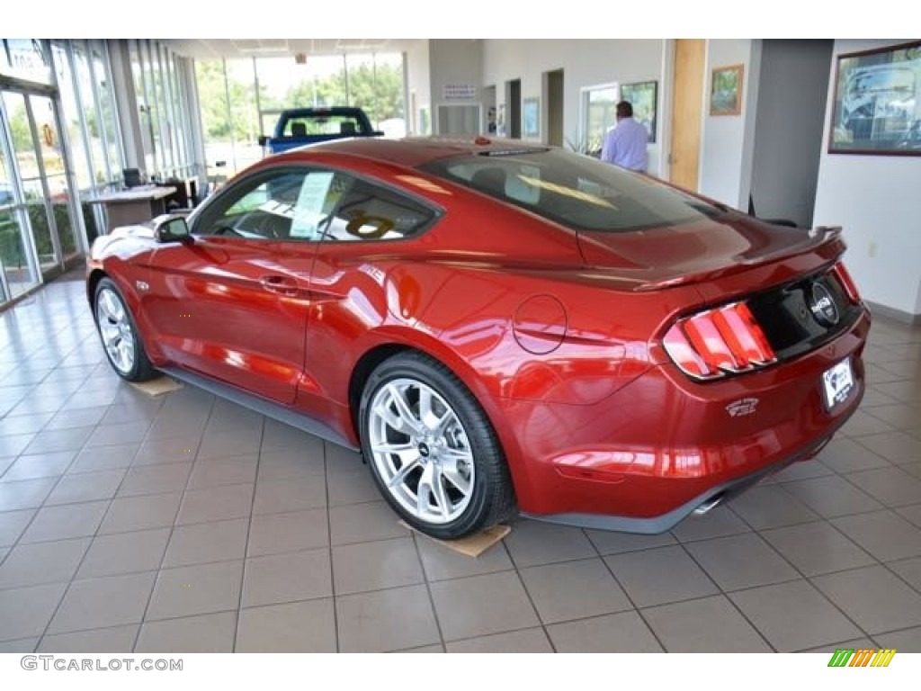 2015 Mustang GT Coupe - Ruby Red Metallic / Ebony photo #7