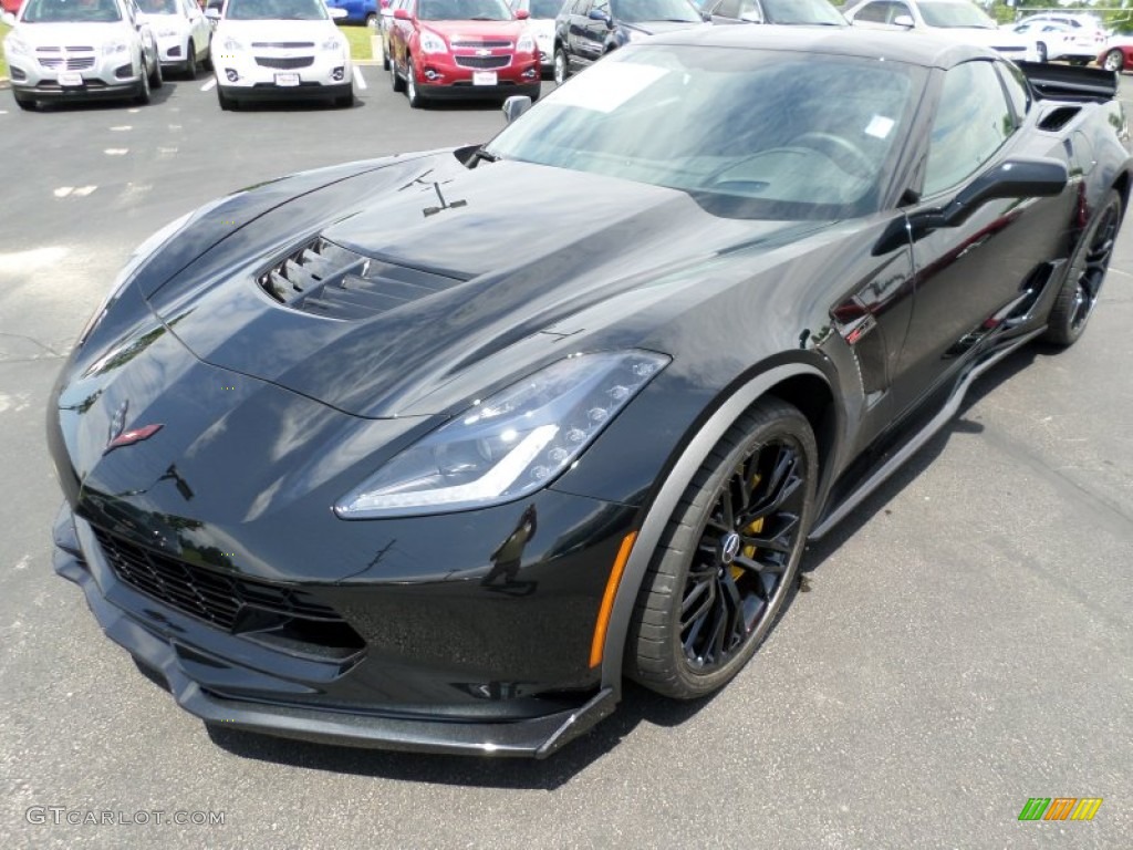 Black 2015 Chevrolet Corvette Z06 Coupe Exterior Photo #104346002